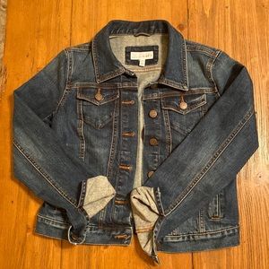 Super cute dark denim jacket from Loft - hardly worn!